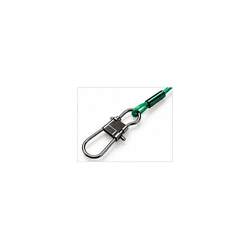 RAUBFISCHWERK Stahlvorfach 15cm-6kg – karabiner