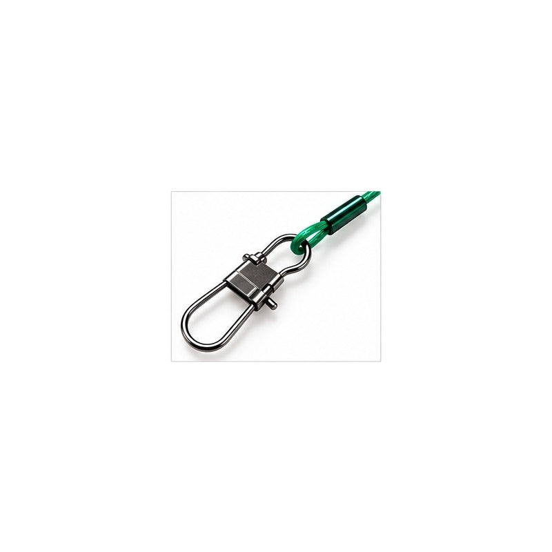 RAUBFISCHWERK Stahlvorfach 30cm-17kg – karabiner